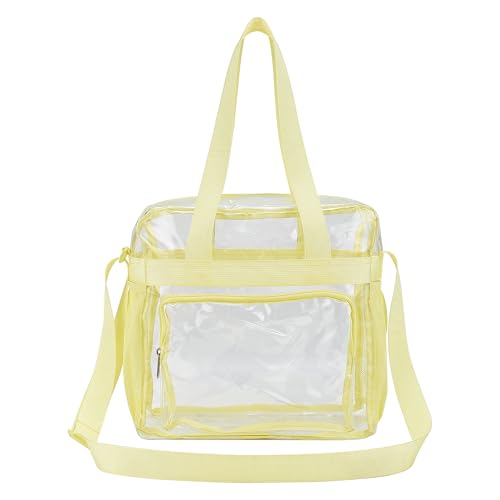USPECLARE Clear Bag for Stadium Events, 12x6x12 Transparent Stadium Messenger Bag for Concerts, Work, Sports Games, Gym - Thumbnail 3