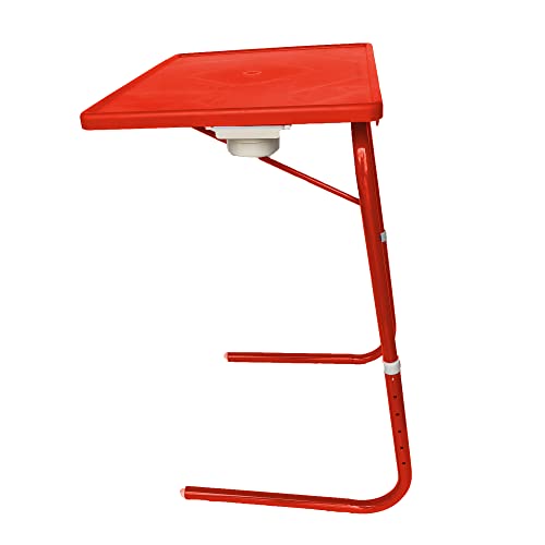 Image of TAVASYA Adjustable Table Mate Laptop Table Kids Table Study Table Utility Table Multi Purpose Table Orange Color TYTM7