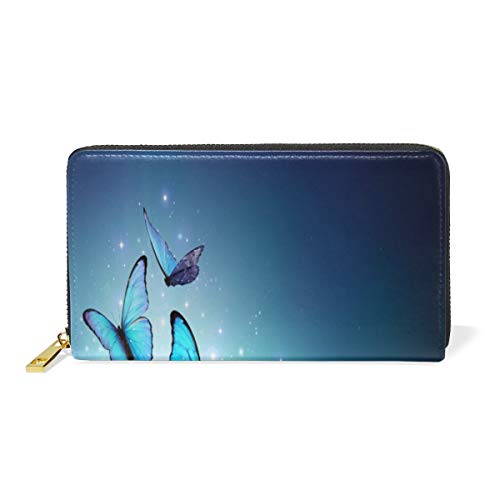 Porte-monnaie magique multi-cartes fermeture éclair pour femme