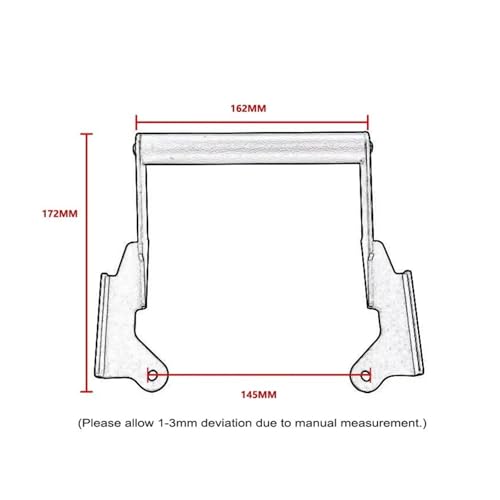 Support navigation pour XMAX 300 2018-2022 barre d'extension moto - 5