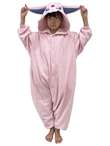 Sazac Kigurumi - Pokemon - Espeon - Onesie Jumpsuit Halloween Costume -Kids Size (5-9 Year Old) #TOP1