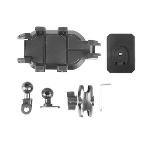 Support de navigation moto réglable avec fixation rétroviseur anti-choc