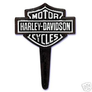 HARLEY Davidson MOTORCYCLE 12 Birthday Party Cupcake Cake Topper Pop Pics Picks