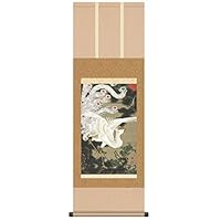 Amazon | 【干支掛軸】【動植綵絵掛軸】干支の掛軸・鳳凰・鶴