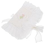 FUNOMOCYA Lace Book Cover Sleeve Washable Fabric Notebook Protector with Unique Design for Journals and Textbooks for Personal Collection and Book Signings