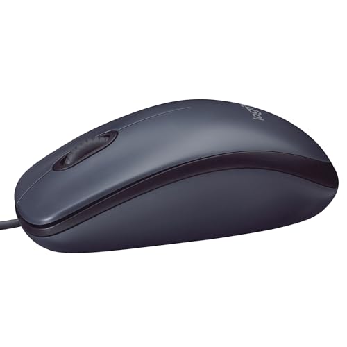 Souris Filaire USB Logitech M90 pour PC et Portable Noir