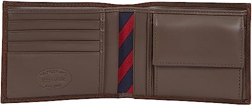 Tommy Hilfiger Bozuk para bölmeli erkek cüzdanı Johnson, Kahverengi, OS - Görsel 3