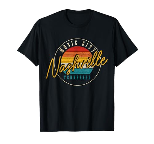 Nashville Tennessee Country Music City Gift Vintage T-Shirt