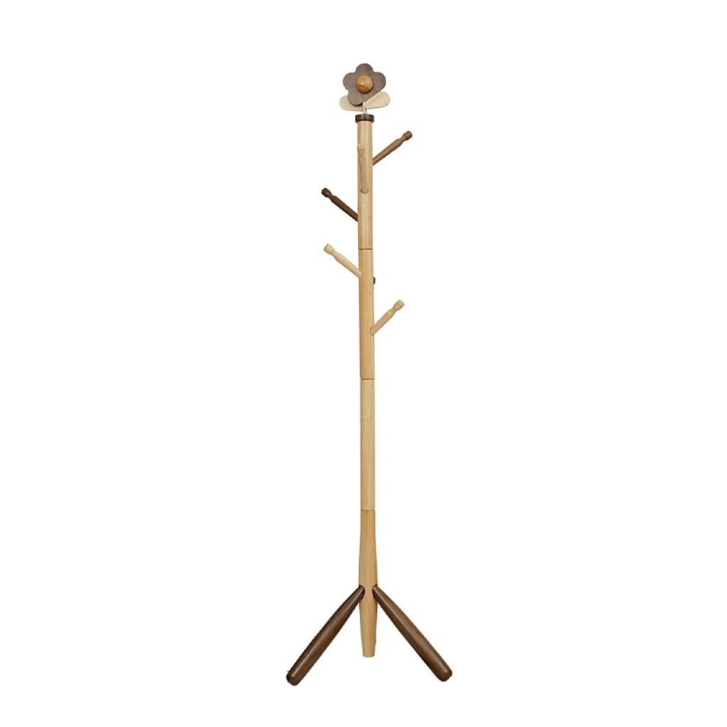 Porte-manteau autoportant TUSUOD en bois à 3 pieds pour entrée