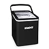 Igloo Premium Self-Cleaning Countertop Ice Maker Machine, Handled Portable Ice Maker, Produces 26 lbs. in 24 hrs. with Ice Cubes Ready in 6-8 Minutes, Comes with Ice Scoop and Basket