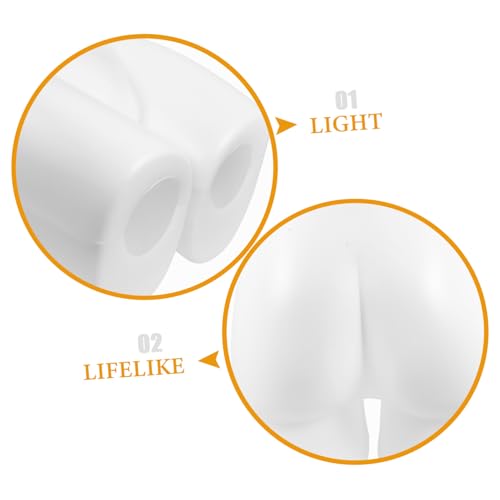 Ciieeo Female Hips Mannequin Lower Body Full Butt Form for Underwear Display – Realistic Panty Model Prop Detachable Base for Window Display and Retail Showcases