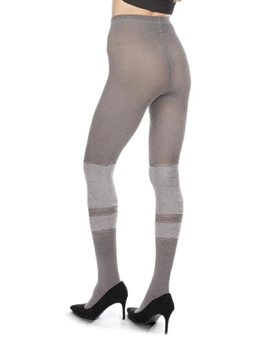 Image of Women's Fuzzy Lush Soft Cotton Blend Sweater Tights