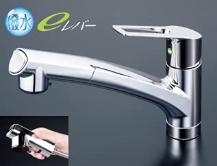 Amazon | KVK シングルシャワー付混合栓(撥水)eレバー(寒冷地用