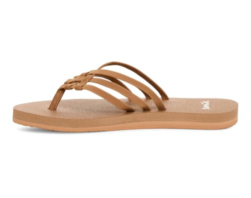 Image of Sanuk Women's Yoga Sandy | Yoga Mat Footbed | Flip Flops for Women | Yoga Sandals For Women