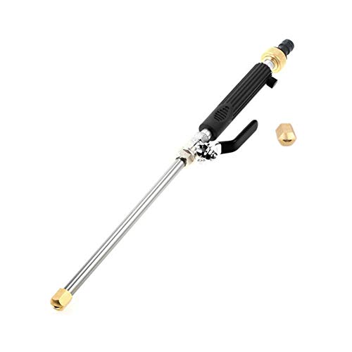 Herramienta de limpieza exterior para manguera con boquilla regulable 2