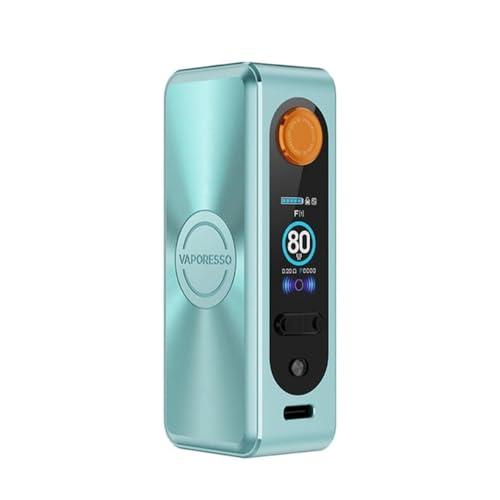 Vapo'resso GEN SE Box Mod Vape 80 W Batería 18650 (no incluida) Bloqueo de un botón AXON CHIP Modo F(t) / PULSE/ECO/VV Cigarrillo Electrónico DTL Original (Azul Hielo) - No Nicotine