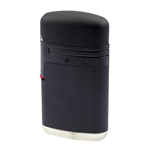 Easy Torch 8 Double Sturmfeuerzeug in 6 Farben sortiert mit Doppelturboflamme, Farben Easy-Torch Double:Dunkelgrau Cover