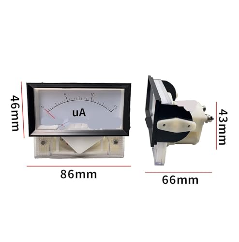 Courant 69C17 50UA-500UA galvanomètre analogique 100UA dimensions 85x46mm