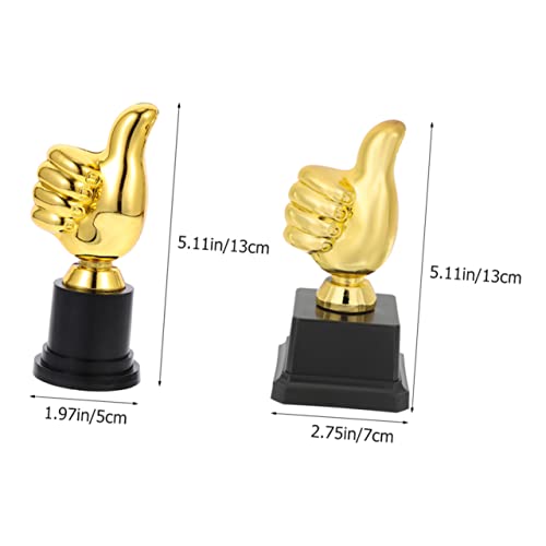 STOBOK 8 Pçs Modelos De Troféu Polegares Para Cima Para Adultos Troféus De Basquete Para Crianças Tr