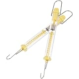 Abaodam Bilancia a Molla Tubolare 0,5kg 2 Pezzi Design Cilindro Trasparente e Segni Facili da Leggere per Dimostrazioni di Fisica e Applicazioni Sul Campo Colore Casuale