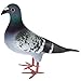 HOMSFOU Simulation Pigeon Artificial Foam Pigeon Model Lifelike Pigeon Fake Pigeon Artificial Birds Ornaments for Outdoor Pathway Lawn Garden Decorations
