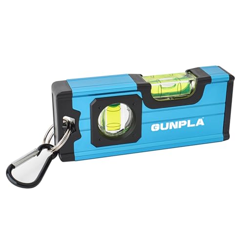 Gunpla 水平器 小型 120mm マグネット 水準器 ミニ水平器 水平 垂直気泡管付 建築 土木 配管 電気など用