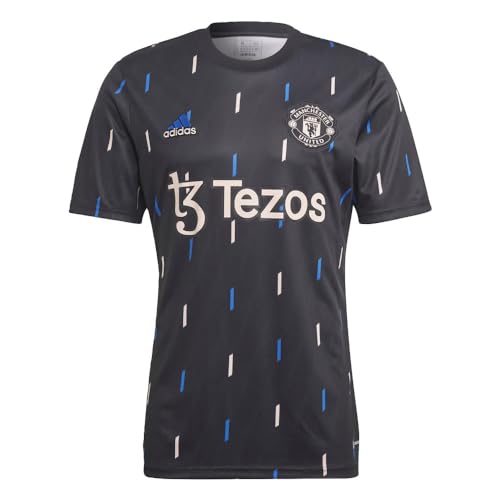 adidas Manchester United Pre-Match Jersey Men's, Black, Size XL