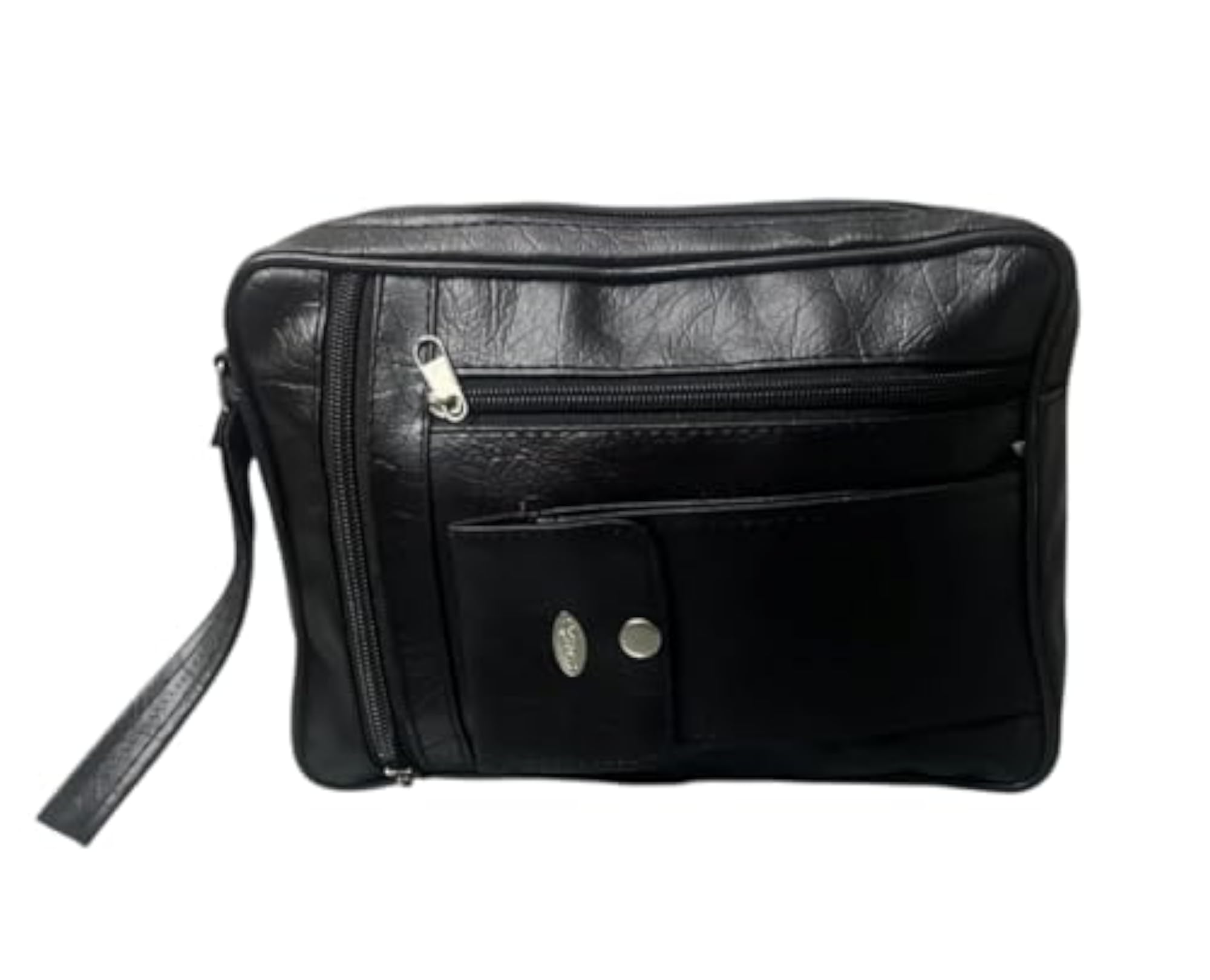Men's Genuine Leather Cash Pouch, Multipurpose Clutch