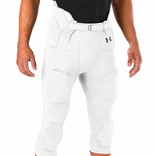 Under Armour Gameday Armour Integrated Football Pant Youth White X-Large