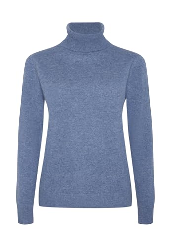 Image of Style & Republic Women's 100% Cashmere Slim Turtleneck Pullover Sweater | Classic Fit, Premium Knit Jumper, Ultra Soft Feel, Lightweight Warmth, Naturally Breathe, Easy Layering, Autumn Winter Spring