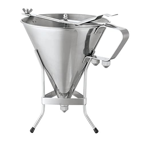 Entonnoir Avec Support Entonnoir à Piston Ausuky Inox - Support Inclus Pour Pâtisserie Et Desserts Glaçage Précis
