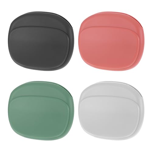 4 Pcs Silicone Headphone Organizer Portable Data Cable Storage Case Small Earphone Organizer Bag Mini Key Pouch Box Sleek Soft Coin Purse Travel Accessories for Home Office Workplace -  Qianyu, 622961_1_0kQae62x