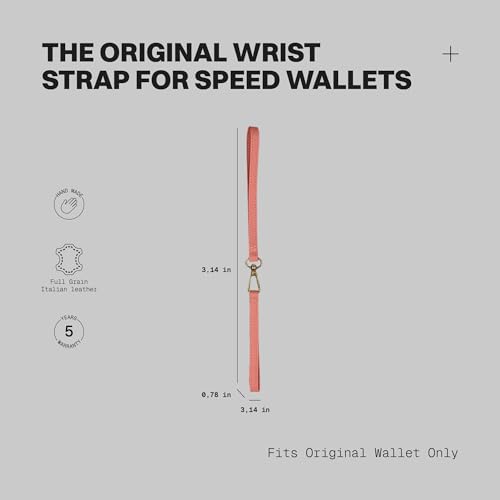 The Frenchie Co. - Aroma Wrist Strap for Wallets - Speed Walle compatible - Full-grain Italian leather strap2