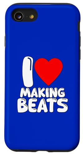 Ya en manzanajugosa.com: Carcasa para iPhone SE (2020) / 7/8 Me Encanta Hacer Beats Productor Musical Pasión
