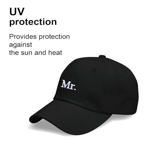 Image of Mr and Mrs Hats for Honeymoon Essentials,Engagement Gifts for Couples,Wedding Gifts for Bride and Groom