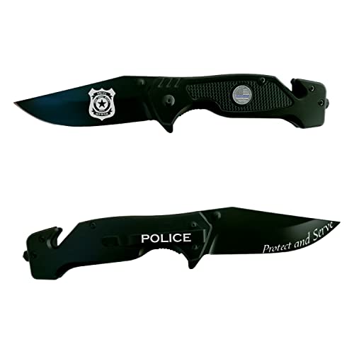 Black Police Elite Tactical Knife