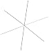Beadaholique WFS4 Ornament Wire Forms 7/Pkg-Snowflake 4.5"