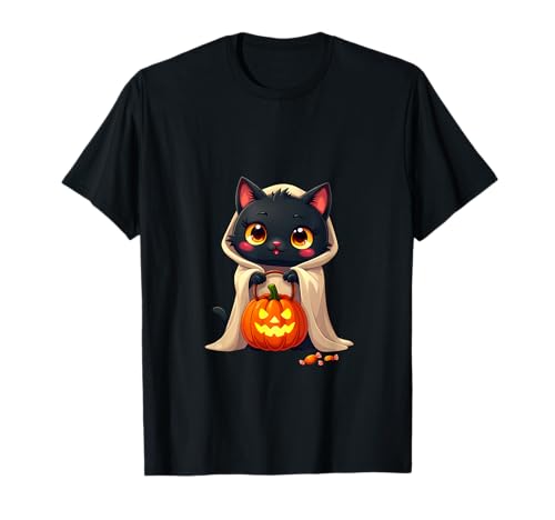 Cute Cat Halloween Pumpkin Spooky Cat Halloween T�V���c