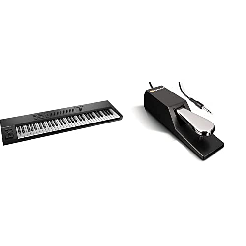 Native Instruments Komplete Kontrol A61, 61 Tasten & M-Audio SP-2 - Universal Sustain Pedal mit Piano Style Action, das ideale Zubehör für MIDI-Keyboards