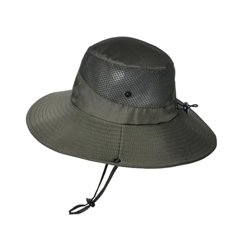Chapeau anti-coup de soleil avec grand bord respirant pour la randonnée