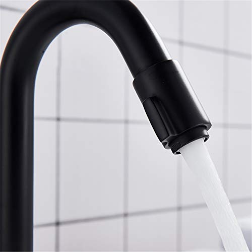 Black Chrome Basin Faucet, Single Cold Water Mixer Tap, Deck Mounted Brass Water Crane, Single Knob Water Tap,Matte Black (Color : Chrome) #TOP3