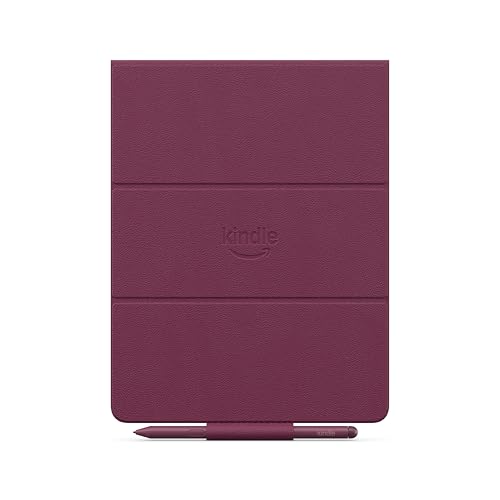 New Amazon Kindle Scribe Folio Cover with Magnetic Attach, Functional Protective Case - Premium Leather