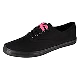 city sneaks Womens Black Bal Sneaker 9 Medium