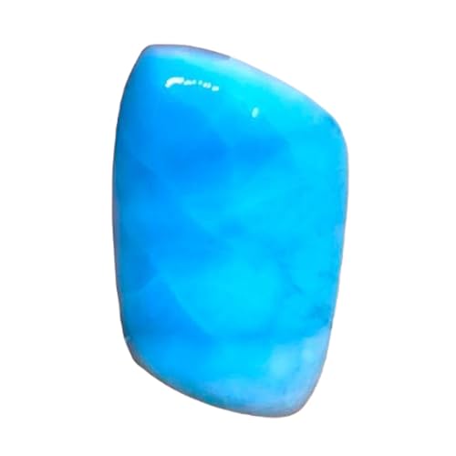 Larimar naturel en cabochon 30x17mm unique pour création de bijoux DIY