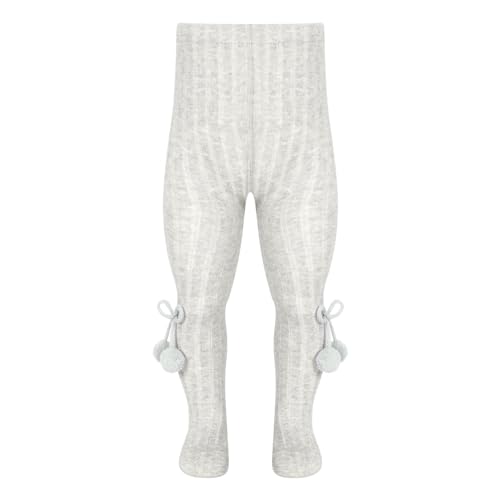 Yeahdor Toddler Baby Girls Tights Footed Legging Pants Cotton Seamless Stocking Pantyhose for Newborn Grey 0-12 Months