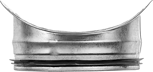 Round Saddle Take Off For 8'' Inch Duct - 6'' Outlet Branch Extension - 90 Degree Splitter - Vent Duct Transition - Round Take-Off With Rubber Gasket For Better Fit - Hvac Takeoff Ducting #TOP3