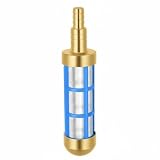 Generic Pump Strainer Pure Copper Head Water Suction Mesh Reinforced Stainless Steel Weighted Stable Double Connection Easy Installation Suitable for Garden Washing DIY Purposes
