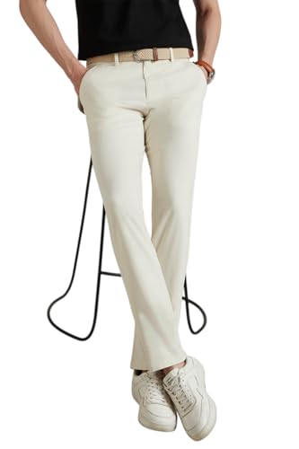 Image of Louis Philippe Men's Slim Fit Mid Rise Pants
