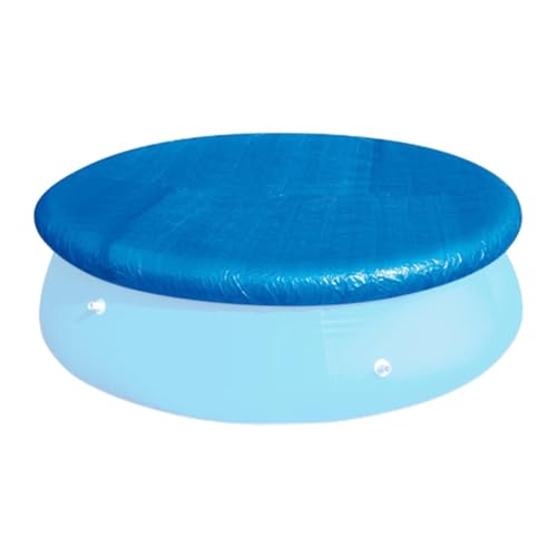 Cubierta para piscina de 366 cm de diámetro, resistente a los rayos UV y al desgarro, lona solar para piscina, cubierta de lluvia, cubierta gruesa para piscinas sobre el suelo