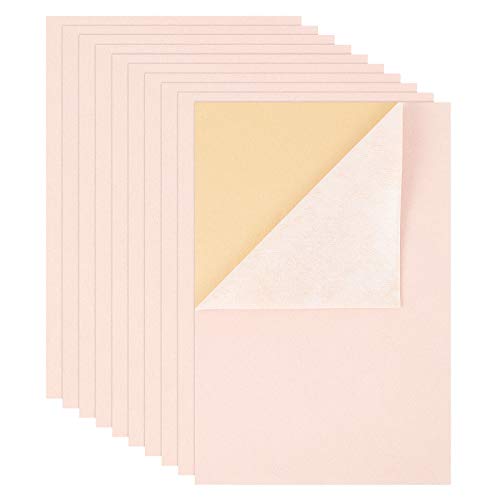 BENECREAT 20PCS Velvet Adhesive Back Sheet Jewelry Box Liner Fabric 8.3